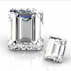 diamanti taglio smeraldo diamanti taglio a smeraldo di misure diverse