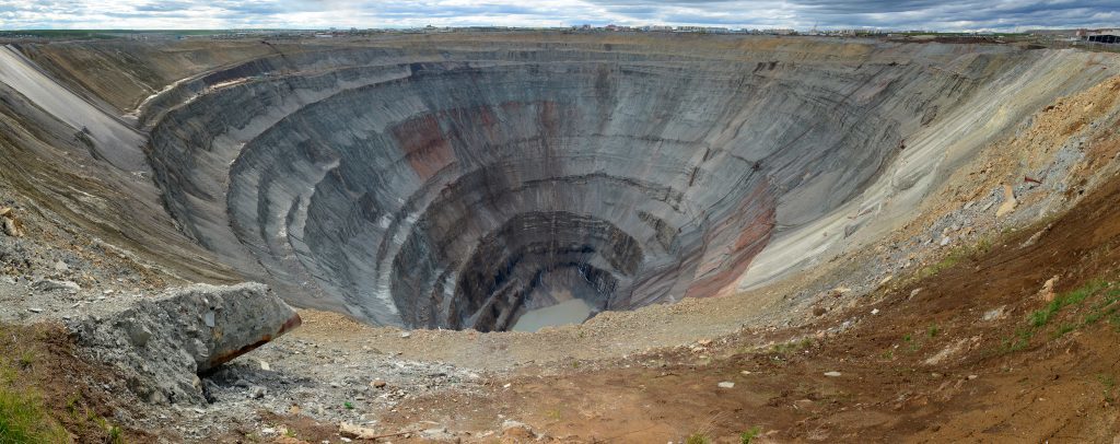 diamond mine of Mir