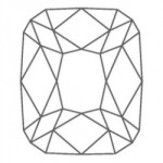 diamant forme coussin