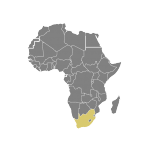 carte de l'Afrique du Sud