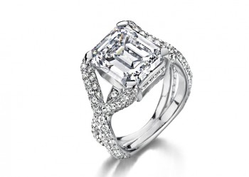 Bague sertie de diamants