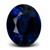 coloured stone sapphire lovely blue sapphire, oval cut